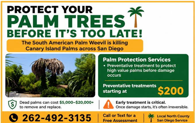 Palm protection flyer